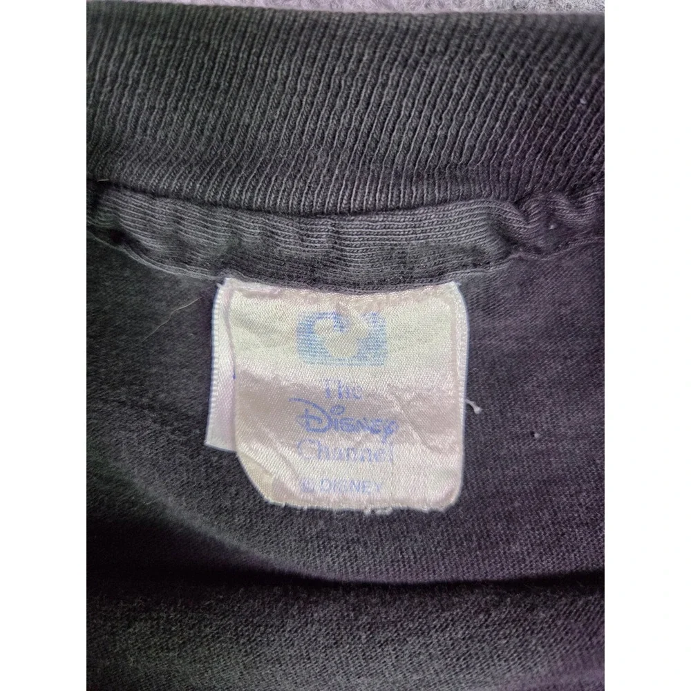 Vintage Disney T-Shirt Mens XL Black 90s Mickey Mouse Disney Channel Beefy-T - Picture 4 of 8